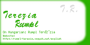 terezia rumpl business card